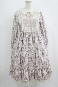 Melody BasKet / Rose Princessヨーク切替ワンピース  ピンク H-25-09-07-003-LO-OP-KB-ZH