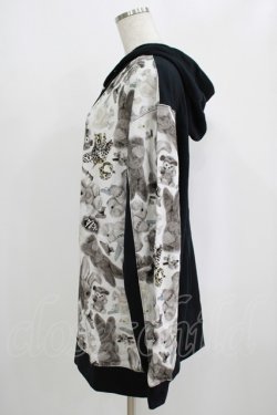 画像2: MILKBOY / KILL IT SOFTLY HOODIE  モノトーン×クロ H-25-09-07-026-MB-TO-KB-ZH