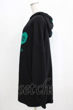 画像2: NieR Clothing / TWO-TONE LONG PARKA  ブラック×グリーン H-25-09-07-029-PU-TO-KB-ZH