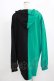 画像3: NieR Clothing / TWO-TONE LONG PARKA  ブラック×グリーン H-25-09-07-029-PU-TO-KB-ZH (3)