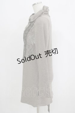 画像2: Ozz Croce / レイヤード風ハイネックトップス  グレージュ H-25-09-07-035-OO-TO-KB-ZH