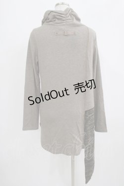 画像3: Ozz Croce / レイヤード風ハイネックトップス  グレージュ H-25-09-07-035-OO-TO-KB-ZH