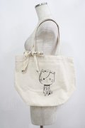 NieR Clothing / ZIP付きトートバッグ  ベージュ H-25-09-07-036-PU-BG-KB-ZH
