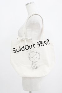 NieR Clothing / ZIP付きトートバッグ  ベージュ H-25-09-07-036-PU-BG-KB-ZH