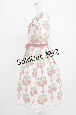 画像2: Emily Temple cute / Strawberry Ribbon treeワンピース M アイボリー H-25-09-07-001-ET-OP-KB-ZH