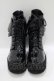 画像1: NieR Clothing / WING厚底ブーツ EU37(約23.5cm) ブラック H-25-09-07-078-PU-SH-KB-ZH (1)