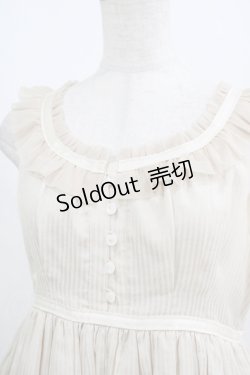 画像4: EXCENTRIQUE / サテンストライプ・ドレス 0S エクリュ H-25-09-07-005-EL-OP-KB-ZH