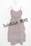 MIHO MATSUDA / ドットジャガードワンピース  ボルドー H-25-09-07-009-GO-OP-KB-ZH