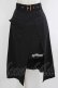画像1: NieR Clothing / レイヤード風ベルト付スカート  ブラック H-25-09-07-012-PU-SK-KB-ZH (1)