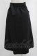 画像3: NieR Clothing / レイヤード風ベルト付スカート  ブラック H-25-09-07-012-PU-SK-KB-ZH (3)