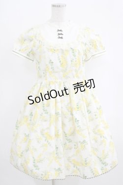 画像1: Emily Temple cute / LE MIMOSAワンピース  オフホワイト H-25-09-07-002-ET-OP-KB-ZH