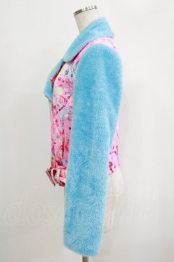 画像2: 6％DOKIDOKI / Girls Daydream Sherpa Biker Jacket   H-25-09-07-014-LO-JA-KB-ZH