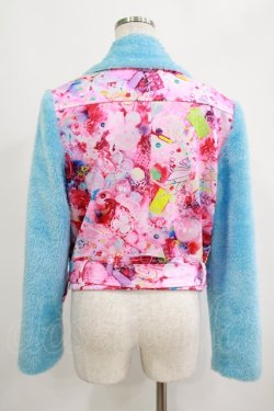 画像3: 6％DOKIDOKI / Girls Daydream Sherpa Biker Jacket   H-25-09-07-014-LO-JA-KB-ZH