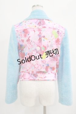 画像3: 6％DOKIDOKI / Girls Daydream Sherpa Biker Jacket   H-25-09-07-014-LO-JA-KB-ZH