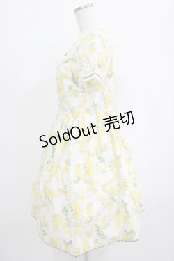 画像2: Emily Temple cute / LE MIMOSAワンピース  オフホワイト H-25-09-07-002-ET-OP-KB-ZH