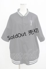 NieR Clothing / LIGHT BLOUSON JACKET【半袖】  黒 H-25-09-07-022-PU-JA-KB-ZT248