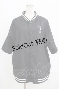 NieR Clothing / LIGHT BLOUSON JACKET【半袖】  黒 H-25-09-07-022-PU-JA-KB-ZT248