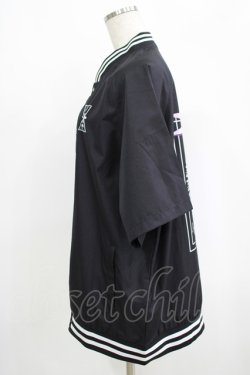 画像2: NieR Clothing / LIGHT BLOUSON JACKET【半袖】  黒 H-25-09-07-022-PU-JA-KB-ZH