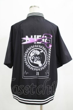 画像3: NieR Clothing / LIGHT BLOUSON JACKET【半袖】  黒 H-25-09-07-022-PU-JA-KB-ZH