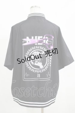 画像3: NieR Clothing / LIGHT BLOUSON JACKET【半袖】  黒 H-25-09-07-022-PU-JA-KB-ZT248