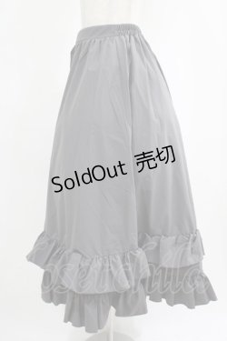 画像2: FLC / 皆方由衣コラボ/ティアードスカート LL グレー H-25-09-08-028-LO-SK-NS-ZH