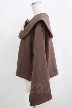 画像2: m petit by misako / サンリオキャラクターズコラボ マイメロディセーラーカーディガン 4L ブラウン H-25-09-08-032-LO-TO-NS-ZH