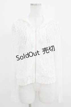 画像1: Fi.n.t / ミニフラワーレースパーカー Free OFFWHITE H-25-09-08-044-CA-TO-NS-ZH
