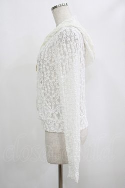 画像2: Fi.n.t / ミニフラワーレースパーカー Free OFFWHITE H-25-09-08-044-CA-TO-NS-ZH