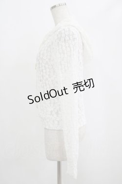 画像2: Fi.n.t / ミニフラワーレースパーカー Free OFFWHITE H-25-09-08-044-CA-TO-NS-ZH