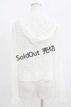 画像3: Fi.n.t / ミニフラワーレースパーカー Free OFFWHITE H-25-09-08-044-CA-TO-NS-ZH