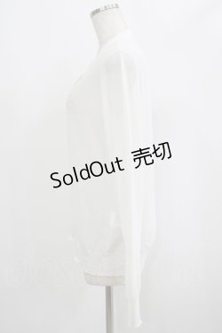 画像2: MARY QUANT / UVカットベーシックロゴ カーディガン M オフ H-25-09-08-045-PU-TO-NS-ZH
