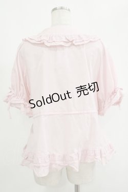 画像3: Chalmiere / クラシックコットンブラウス M ピンク H-25-09-08-048-PU-BL-NS-ZH