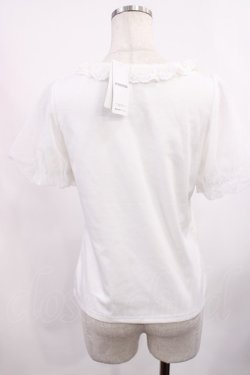 画像2: axes femme kawaii / チュールフリルカットソー M オフ H-25-09-08-1030-AX-TO-NS-ZH