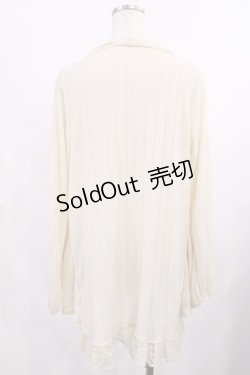 画像2: axes femme / 透かし編みボレロ M 生成り H-25-09-08-1032-AX-TO-NS-ZH