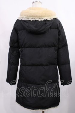画像2: Franche Lippee / ロングダウンジャケット M ブラック H-25-09-08-1036-LO-JA-NS-ZH