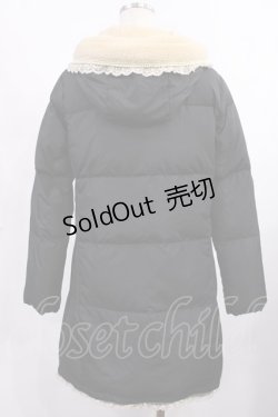 画像2: Franche Lippee / ロングダウンジャケット M ブラック H-25-09-08-1036-LO-JA-NS-ZT-C046
