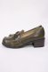 画像2: Fi.n.t / プチレースアップローファー S/23cm KHAKI H-25-09-08-1039-CA-SH-NS-ZH (2)
