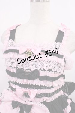画像4: BABY,THE STARS SHINE BRIGHT / Bonbon Parfumジャンパースカート Free ブラック/ピンク H-25-09-08-1005-BA-OP-NS-ZH