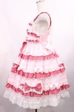 画像2: BABY,THE STARS SHINE BRIGHT / Bonbon Parfumジャンパースカート Free ピンク H-25-09-08-1007-BA-OP-NS-ZH (2)