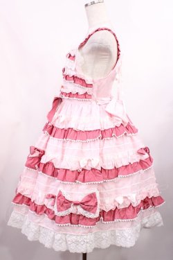画像2: BABY,THE STARS SHINE BRIGHT / Bonbon Parfumジャンパースカート Free ピンク H-25-09-08-1007-BA-OP-NS-ZH