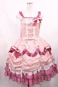 BABY,THE STARS SHINE BRIGHT / Albertineジャンパースカート Free ピンク H-25-09-08-1009-BA-OP-NS-ZH