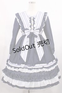 BABY,THE STARS SHINE BRIGHT / Lumiere eclatanteフリルワンピース Free ネイビー H-25-09-08-1010-BA-OP-NS-ZH