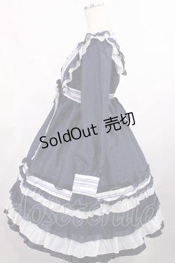 画像2: BABY,THE STARS SHINE BRIGHT / Lumiere eclatanteフリルワンピース Free ネイビー H-25-09-08-1010-BA-OP-NS-ZH