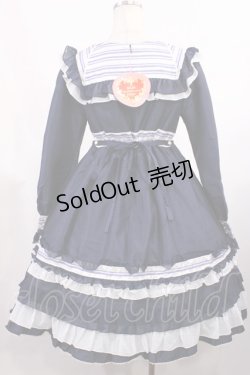 画像3: BABY,THE STARS SHINE BRIGHT / Lumiere eclatanteフリルワンピース Free ネイビー H-25-09-08-1010-BA-OP-NS-ZH