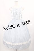 axes femme kawaii / ブリーズジャンパースカート M サックス H-25-09-08-1013-AX-OP-NS-ZH