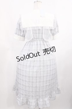 画像2: DearMyLove / シナモロールコラボ シナモロール学園ワンピース M/ロング丈 サックス H-25-09-08-1015-EL-OP-NS-ZH