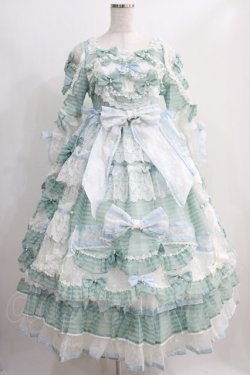 画像1: BABY,THE STARS SHINE BRIGHT / Wisteria Princess〜煌めく窓辺のウィステリア〜ワンピースドレス Free ミント H-25-09-08-1002-BA-OP-NS-ZH