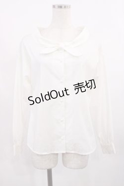 画像1: an another angelus / マリンタイカラーブラウス Free OFFWHITE H-25-09-08-1023-CA-BL-NS-ZH