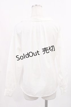 画像2: an another angelus / マリンタイカラーブラウス Free OFFWHITE H-25-09-08-1023-CA-BL-NS-ZH