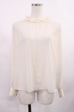画像1: Franche Lippee / フリルブラウス M 生成り H-25-09-08-1025-LO-BL-NS-ZH